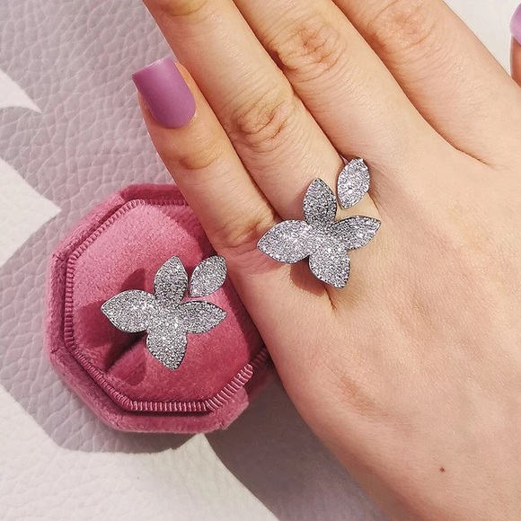 S925 Sterling Silver Adjustable Ring - Picture 3 of 10